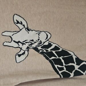 Adorable giraffe sweater. Talbots woman's Mp. Like new.